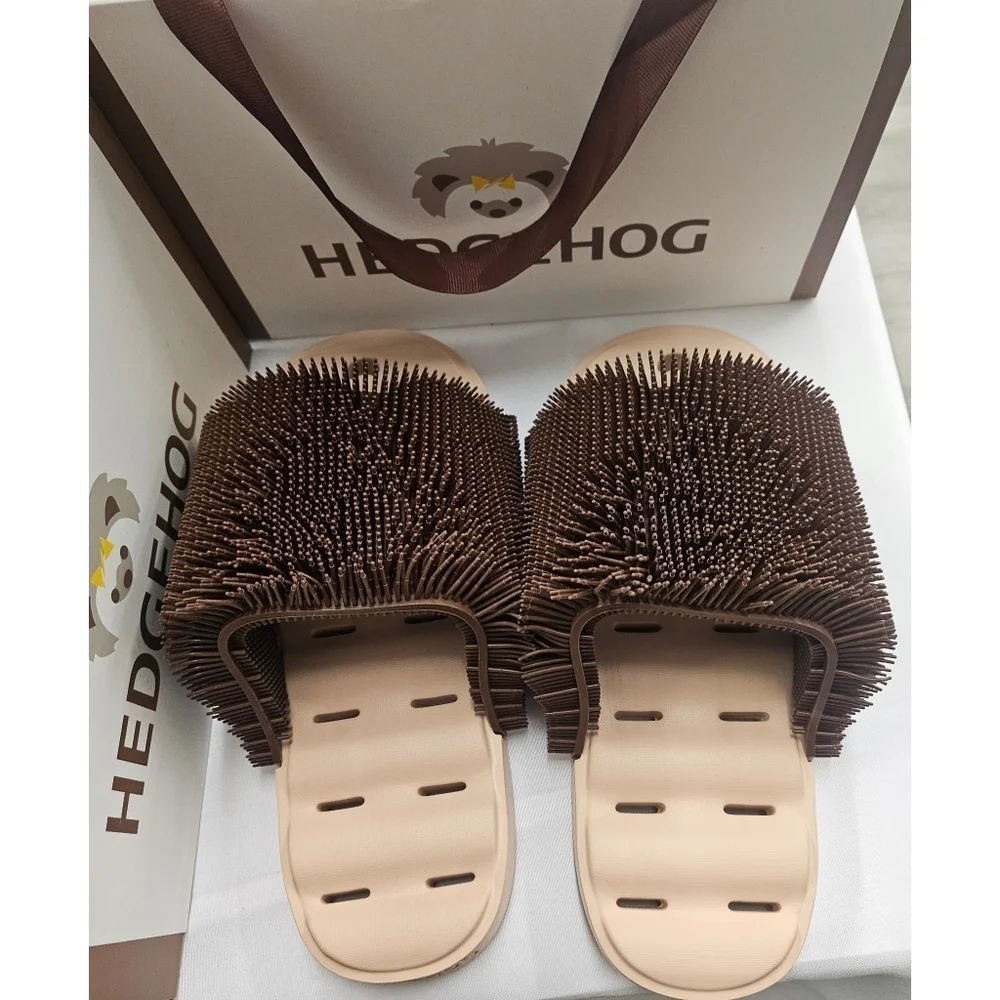 NEW Hedgehog Bath Slippers
